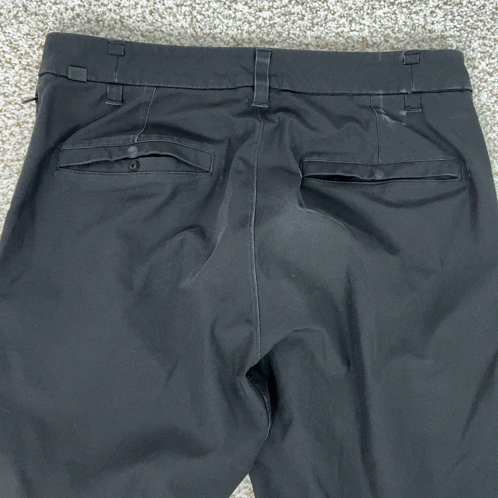 Lululemon‎ Pants Mens 31x32 Black Chino Commission Classic Golf Comfort Work